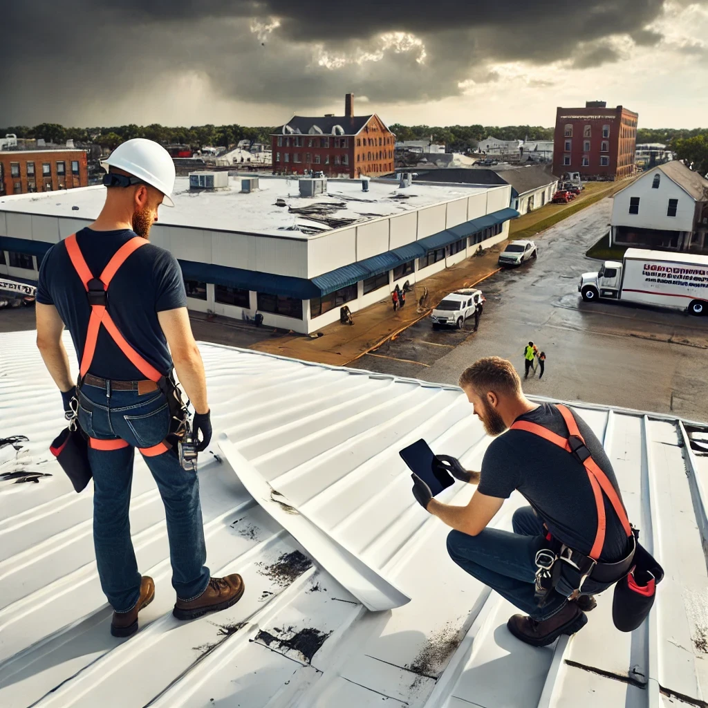 Emergency Commercial Roof Repair in St. Clair County